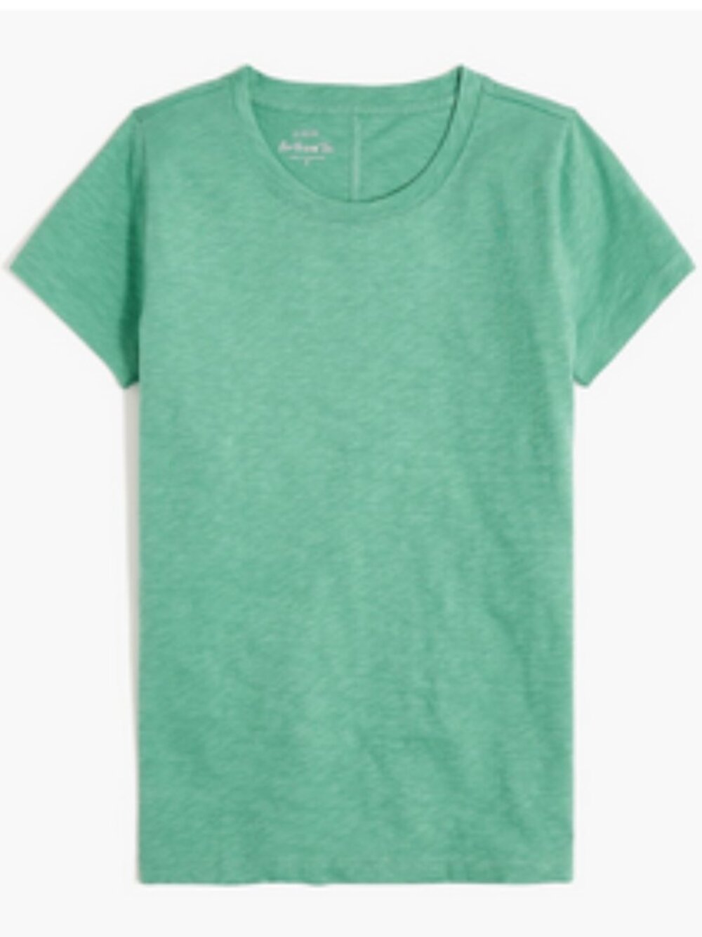 NEW J Crew Factory, Short-sleeve girlfriend crewneck tee AVENTURINE, Size Small